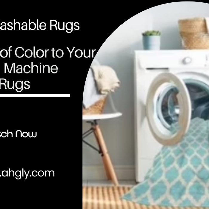 Add a Pop of Color to Your Home with Machine Washable Rugs