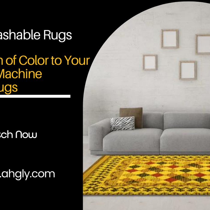 Add a Splash of Color to Your Home with Machine Washable Rugs