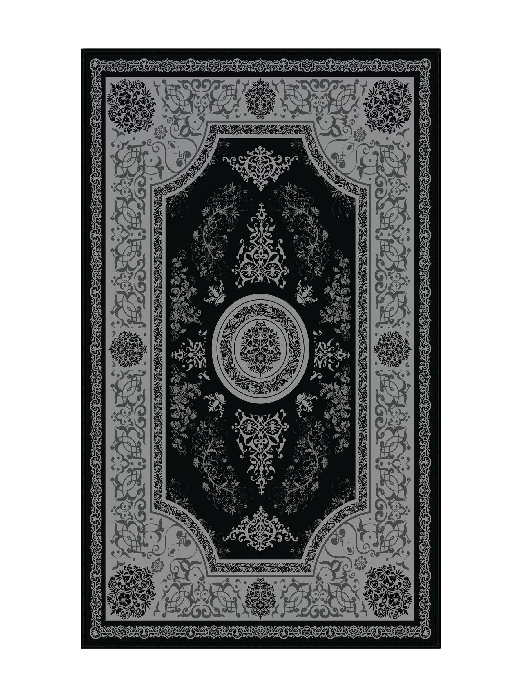 Black Washable Rugs