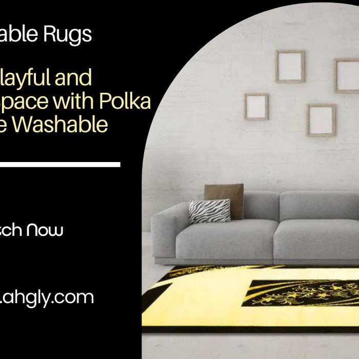 Creating a Playful and Whimsical Space with Polka Dot Machine Washable Rugs