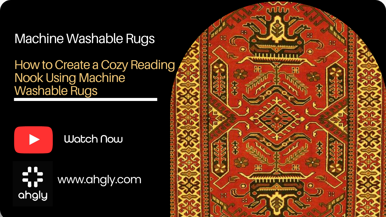 How to Create a Cozy Reading Nook Using Machine Washable Rugs