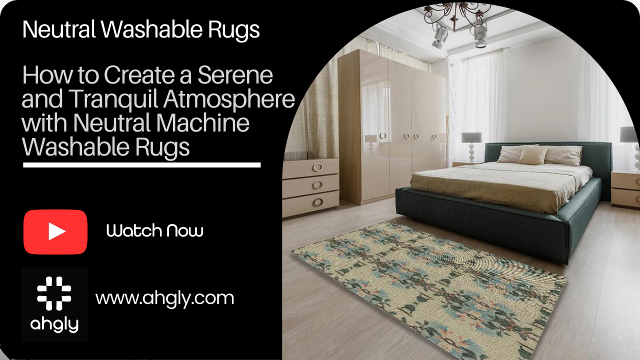 Not Calm Rug How to Create a Serene and Tranquil Atmosphere with Neutral Machine ...