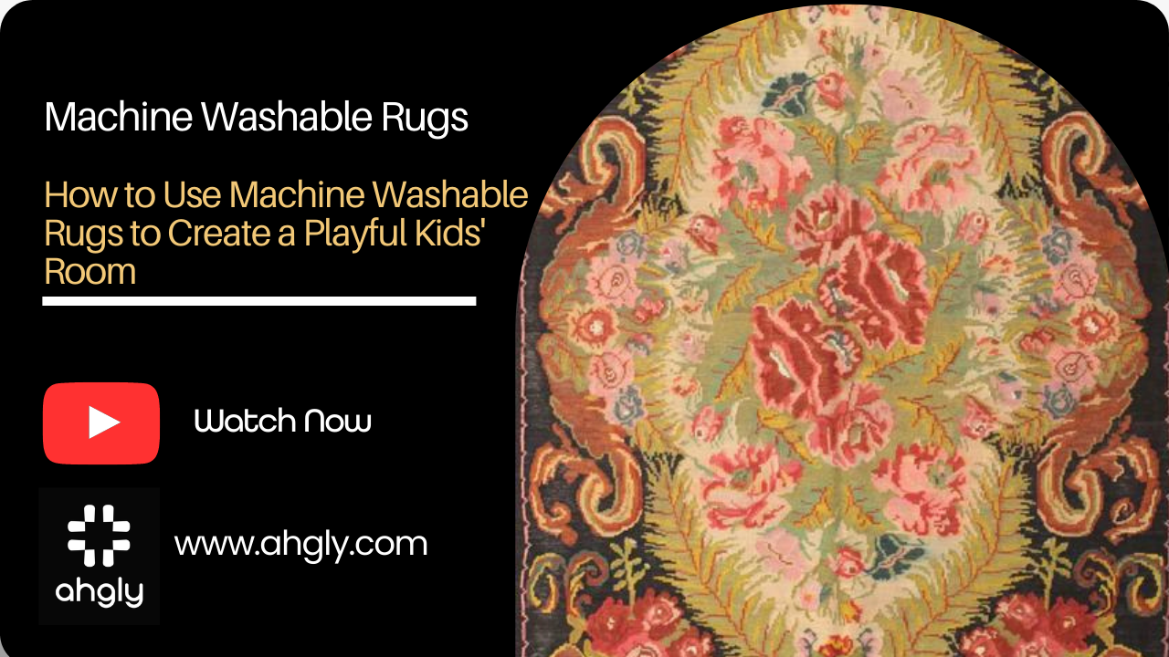 How to Use Machine Washable Rugs to Create a Playful Kids' Room