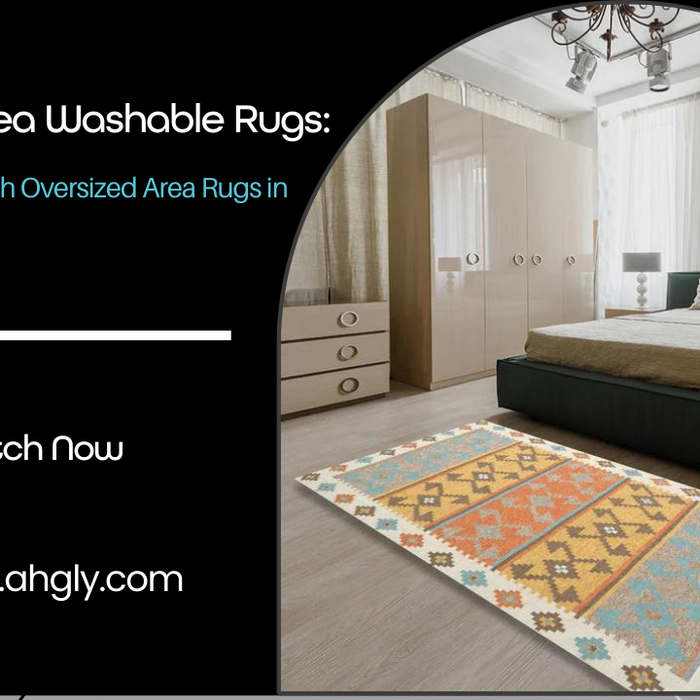 Make a Statement with Oversized Area Rugs in Spacious Interiors