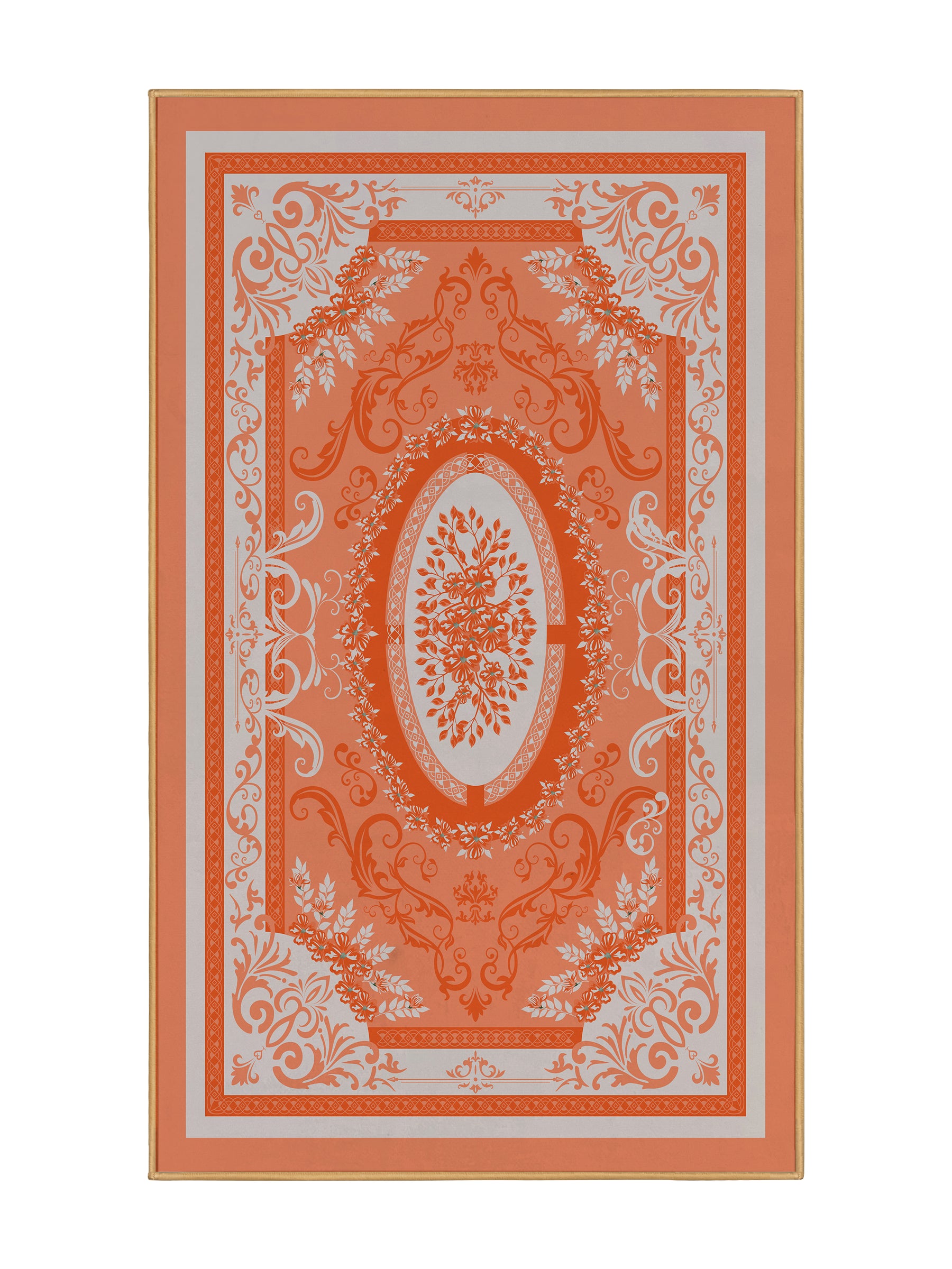 Orange Machine Washable Rugs