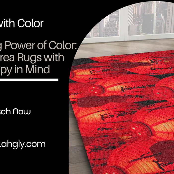 The Healing Power of Color: Choosing Area Rugs with Color Therapy in Mind