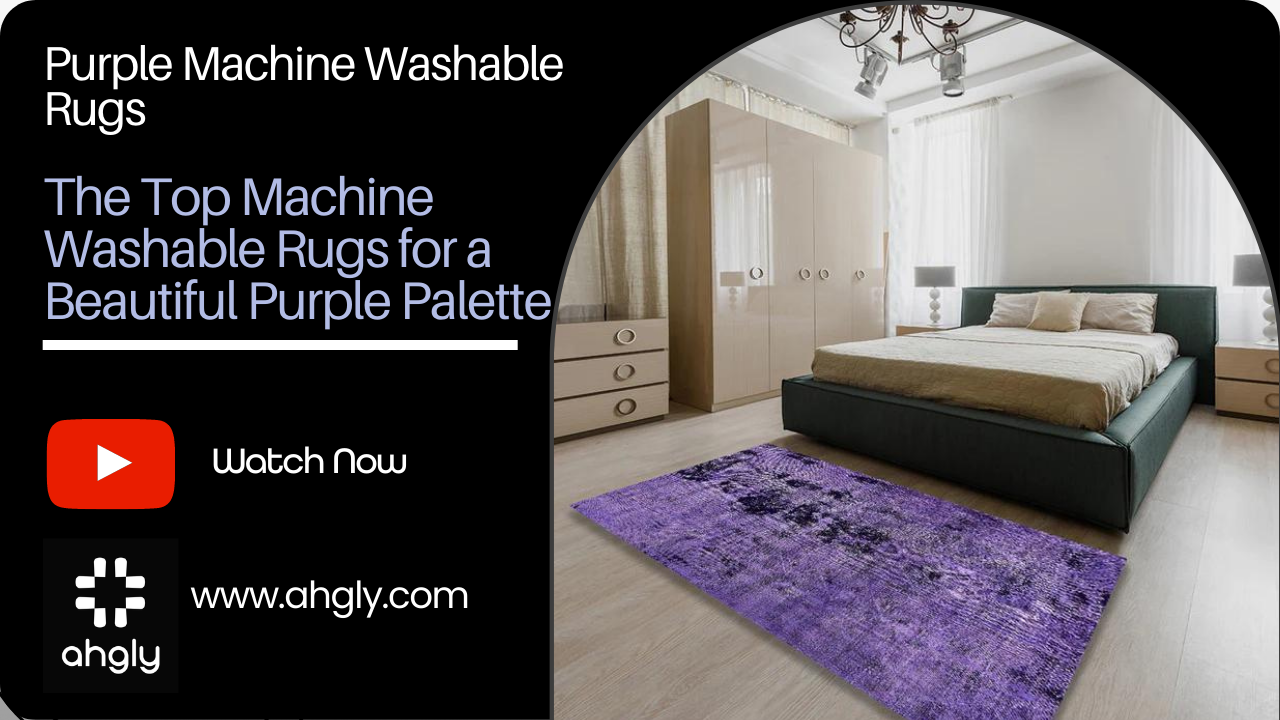 The Top Machine Washable Rugs for a Beautiful Purple Palette