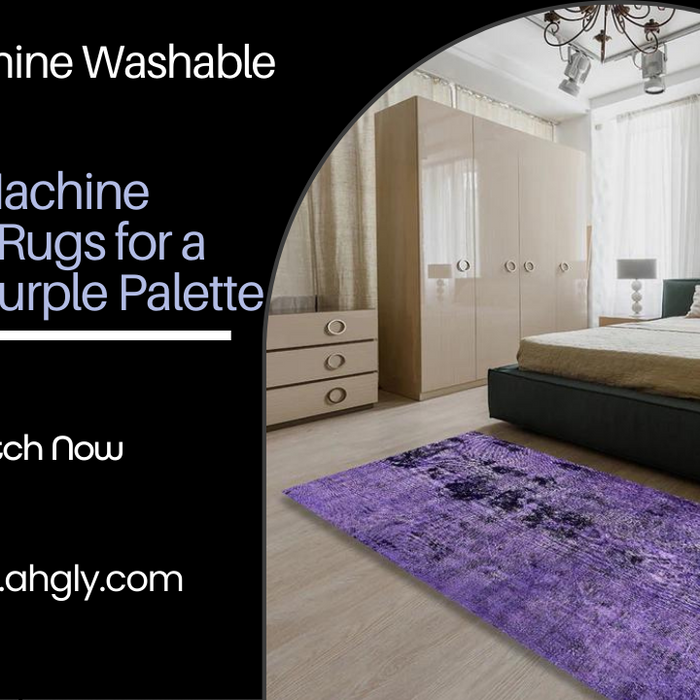 The Top Machine Washable Rugs for a Beautiful Purple Palette