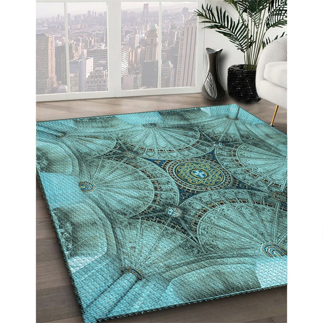 Turquoise Washable Rugs