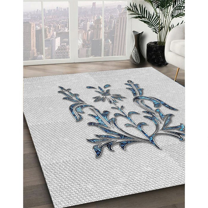 White Machine Washable Rugs 