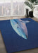Ahgly Company Indoor Rectangle Animals Shark Area Rugs, 4' x 6'