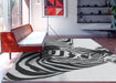 Ahgly Company Indoor Rectangle Animals Zebra Area Rugs, 7' x 9'