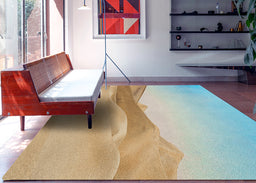 Ahgly Company Indoor Rectangle Color Focus Color Gradient Area Rugs, 7' x 9'