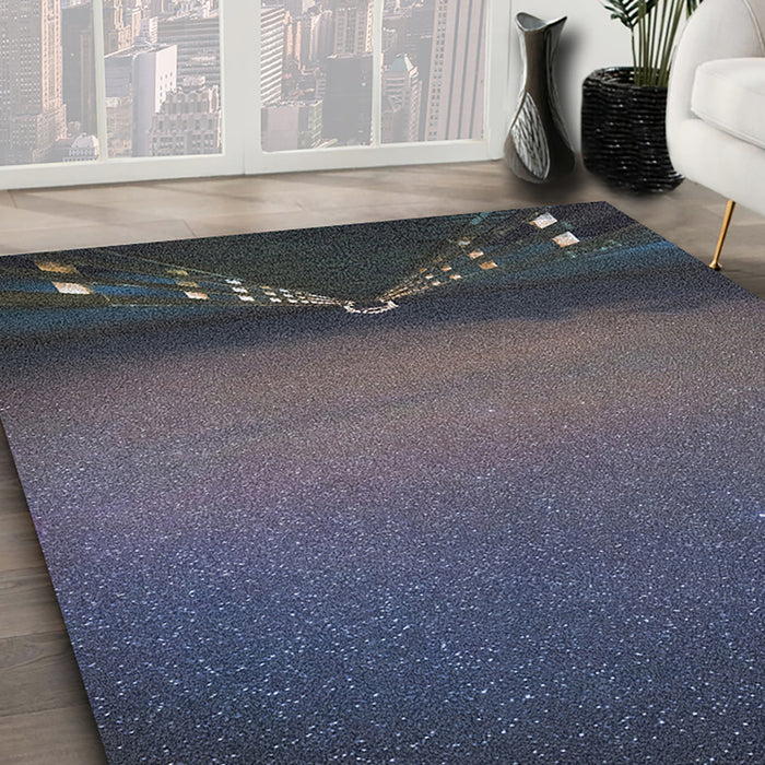 Ahgly Company Indoor Rectangle Cosmos Space Area Rugs, 4' x 6'