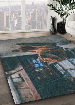 Ahgly Company Indoor Rectangle Dogs Dogs Area Rugs, 4' x 6'