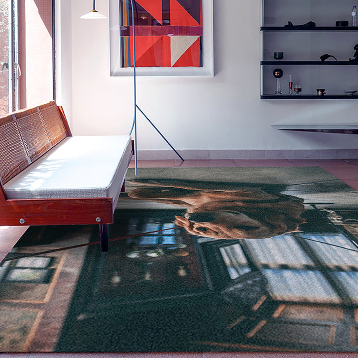 Ahgly Company Indoor Rectangle Dogs Dogs Area Rugs, 7' x 9'