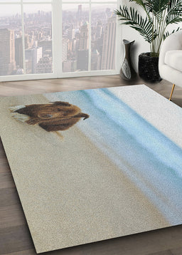 Ahgly Company Indoor Rectangle Dogs Dogs Area Rugs, 4' x 6'