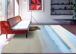 Ahgly Company Indoor Rectangle Dogs Dogs Area Rugs, 7' x 9'