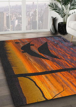 Ahgly Company Indoor Rectangle Earth Hammock Area Rugs, 4' x 6'