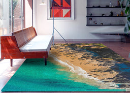 Ahgly Company Indoor Rectangle Earth Nature Area Rugs, 7' x 9'