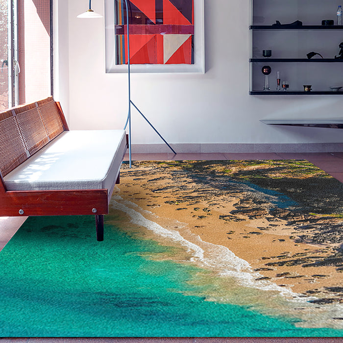 Ahgly Company Indoor Rectangle Earth Nature Area Rugs, 7' x 9'