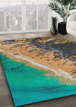 Ahgly Company Indoor Rectangle Earth Nature Area Rugs, 4' x 6'