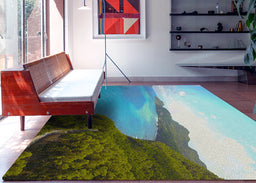 Ahgly Company Indoor Rectangle Earth Nature Area Rugs, 7' x 9'