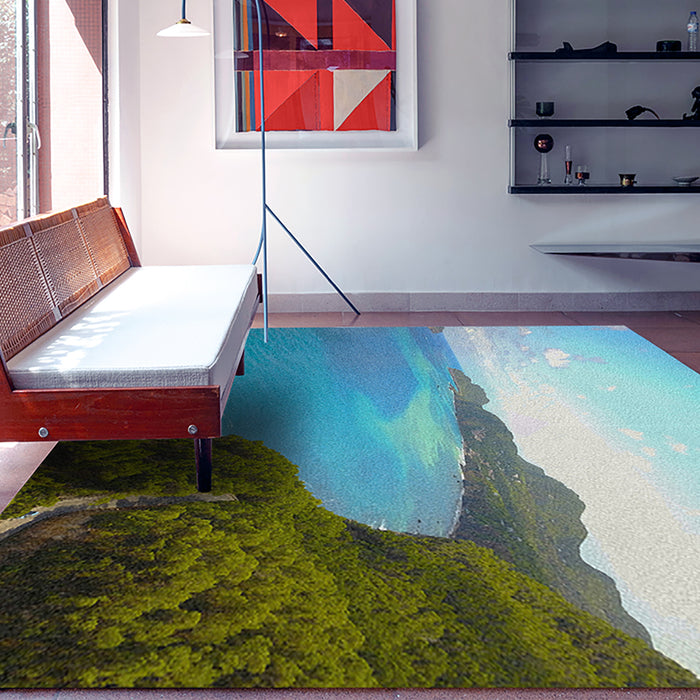 Ahgly Company Indoor Rectangle Earth Nature Area Rugs, 7' x 9'