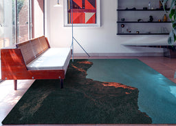 Ahgly Company Indoor Rectangle Earth Nature Area Rugs, 7' x 9'