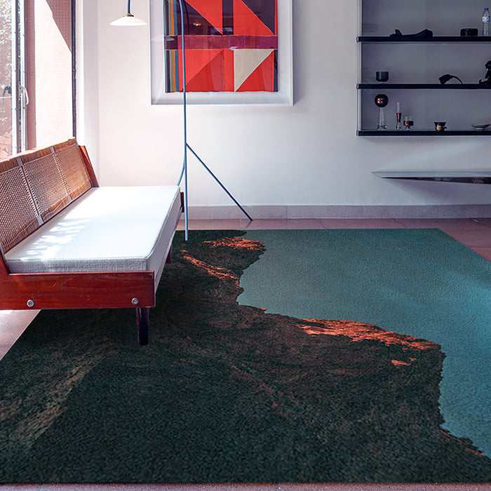 Ahgly Company Indoor Rectangle Earth Nature Area Rugs, 7' x 9'