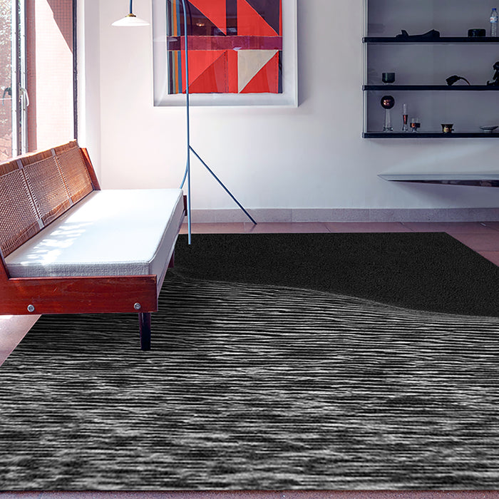 Ahgly Company Indoor Rectangle Earth Sand Area Rugs, 7' x 9'