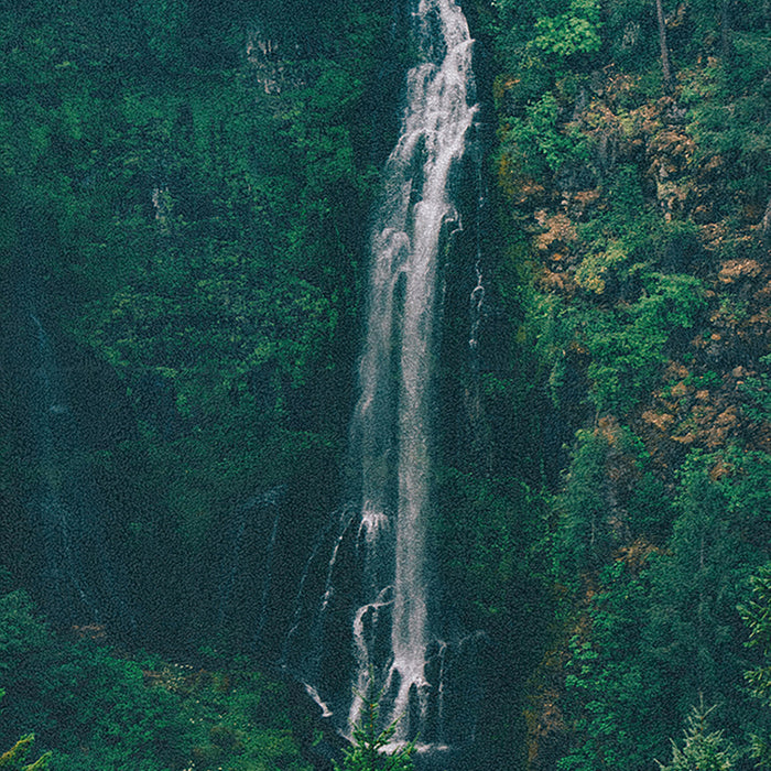 Ahgly Company Indoor Rectangle Earth Waterfall Area Rugs, 8' x 12'