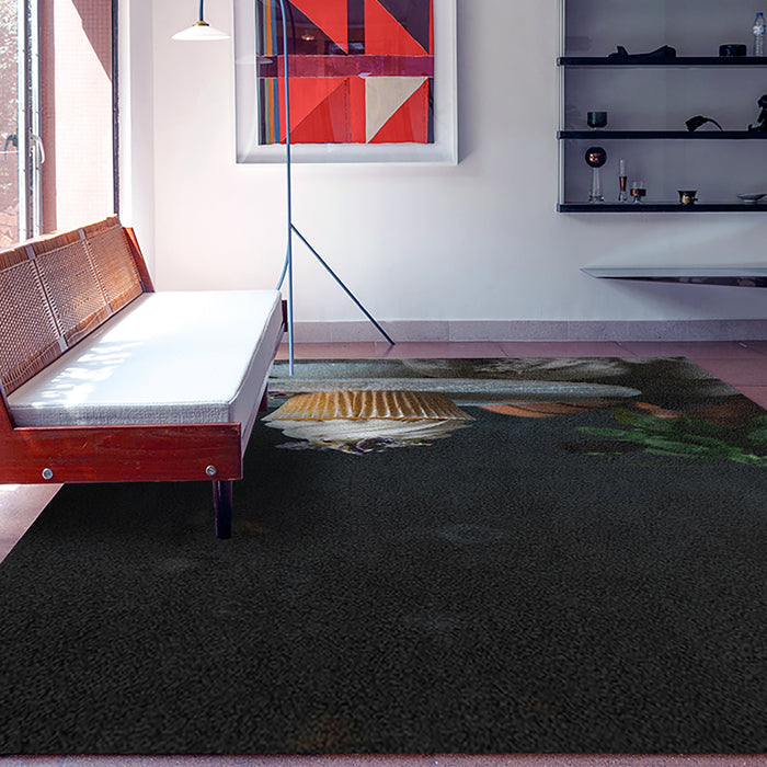 Ahgly Company Indoor Rectangle Foods Cupcake Area Rugs, 7' x 9'