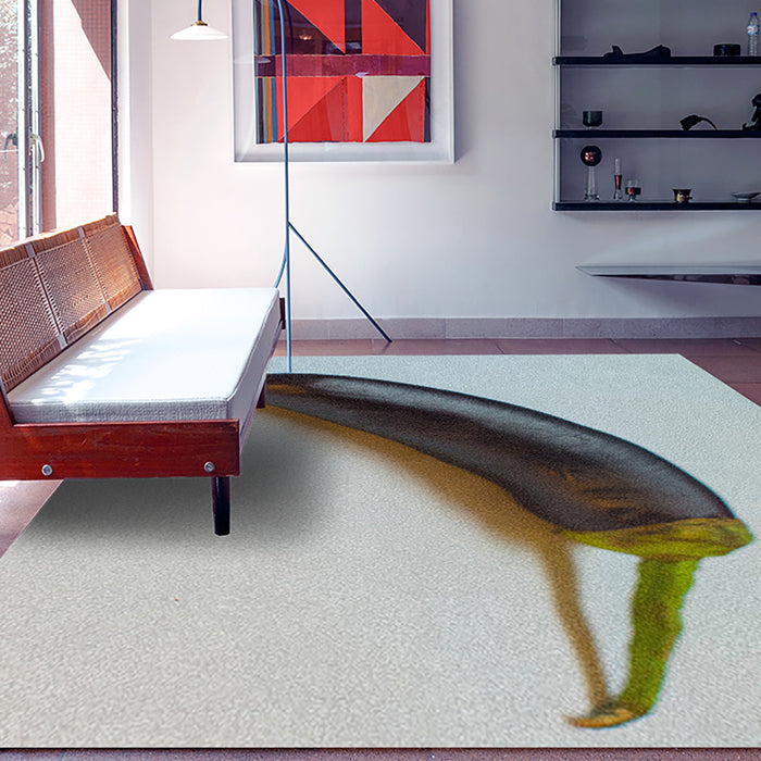 Ahgly Company Indoor Rectangle Foods Eggplant Area Rugs, 7' x 9'