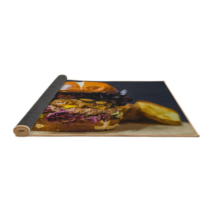 Foods Hamburger Rug, rugarfoodshamburger12