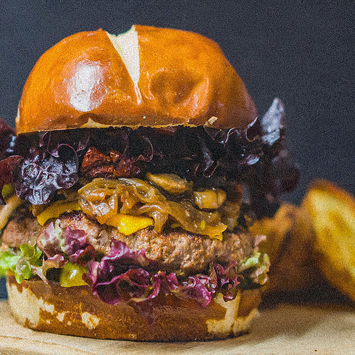 Ahgly Company Indoor Rectangle Foods Hamburger Area Rugs, 8' x 12'