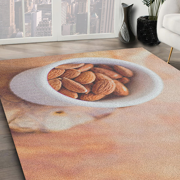 Ahgly Company Indoor Rectangle Foods Nuts Area Rugs, 4' x 6'
