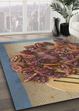 Ahgly Company Indoor Rectangle Foods Nuts Area Rugs, 4' x 6'