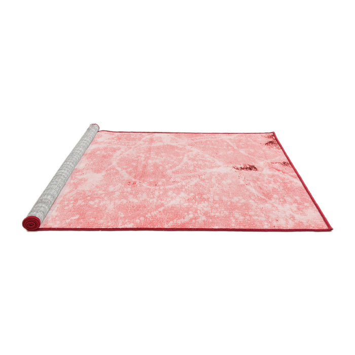 Modern Red Washable Rugs