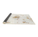 Sideview of Abstract Off White Beige Modern Rug, abs1001