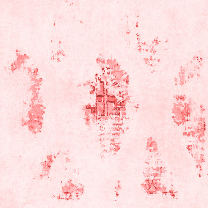 Abstract Red Modern Rug, abs1001red