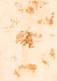 Abstract Orange Modern Rug, abs1001org