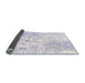 Sideview of Abstract Blue Modern Rug, abs1002