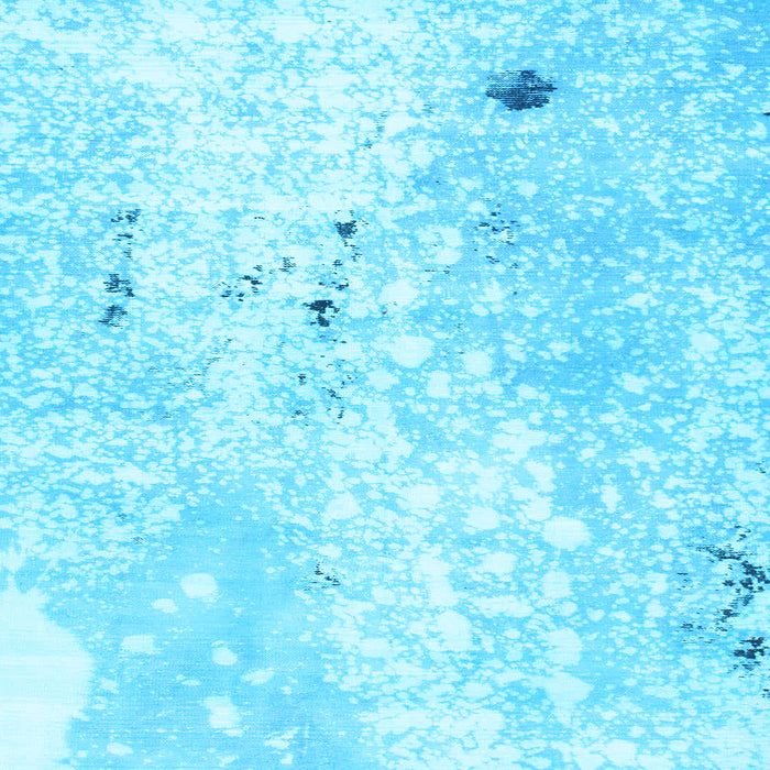 Square Machine Washable Abstract Light Blue Modern Rug, wshabs1002lblu