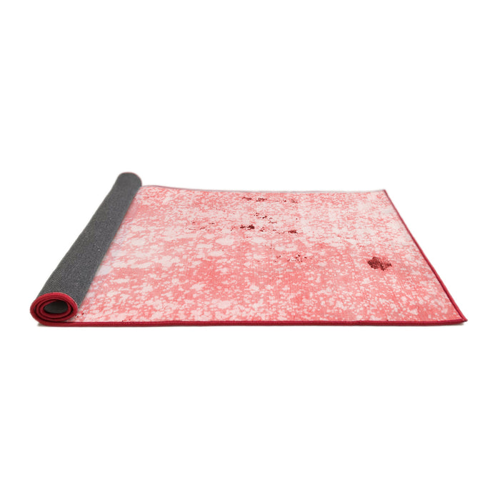 Abstract Red Modern Area Rugs