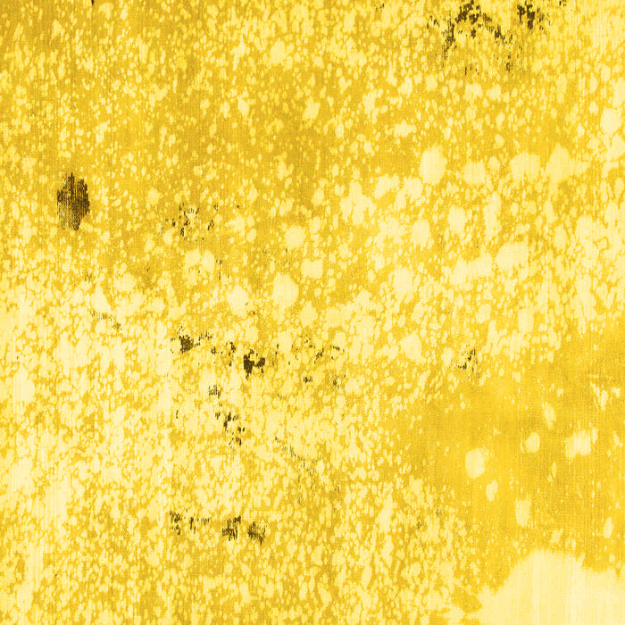 Square Machine Washable Abstract Yellow Modern Rug, wshabs1002yw