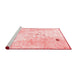 Modern Red Washable Rugs