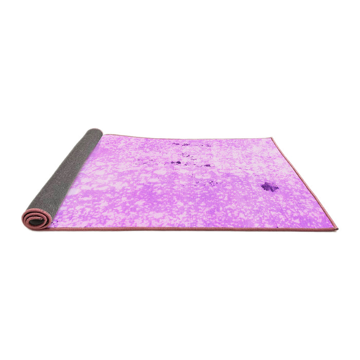 Sideview of Abstract Pink Modern Rug, abs1002pnk