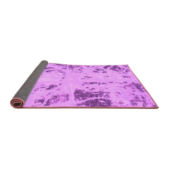 Sideview of Oriental Pink Modern Rug, abs1003pnk
