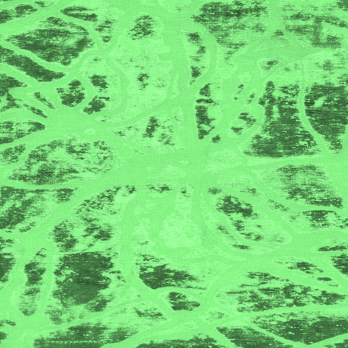 Square Oriental Emerald Green Modern Rug, abs1003emgrn